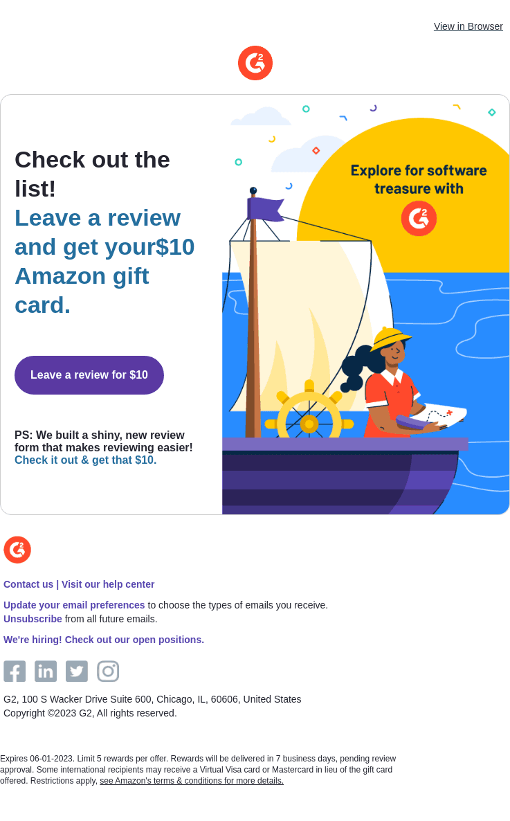 Your review = 💰