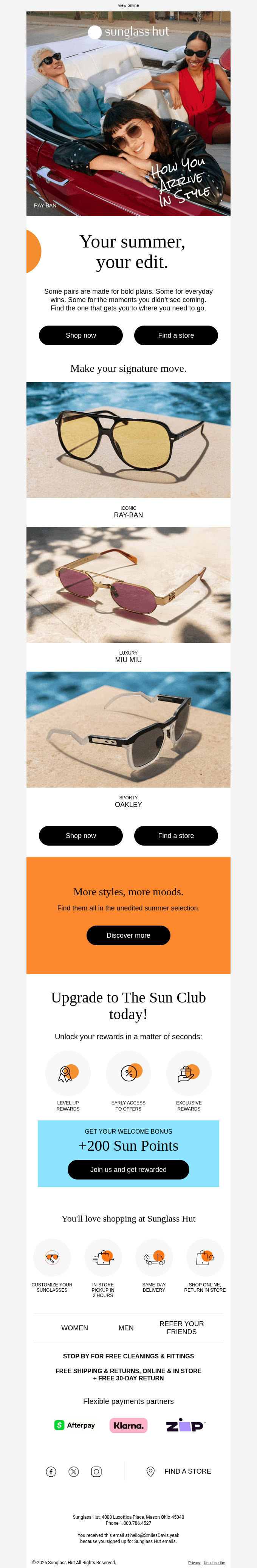 Your summer edit, published.