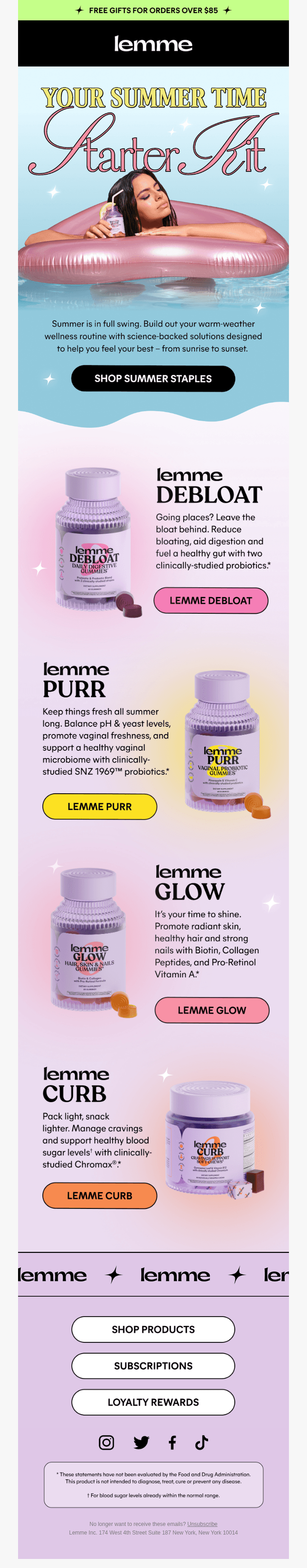Your Summertime Starter Kit✨