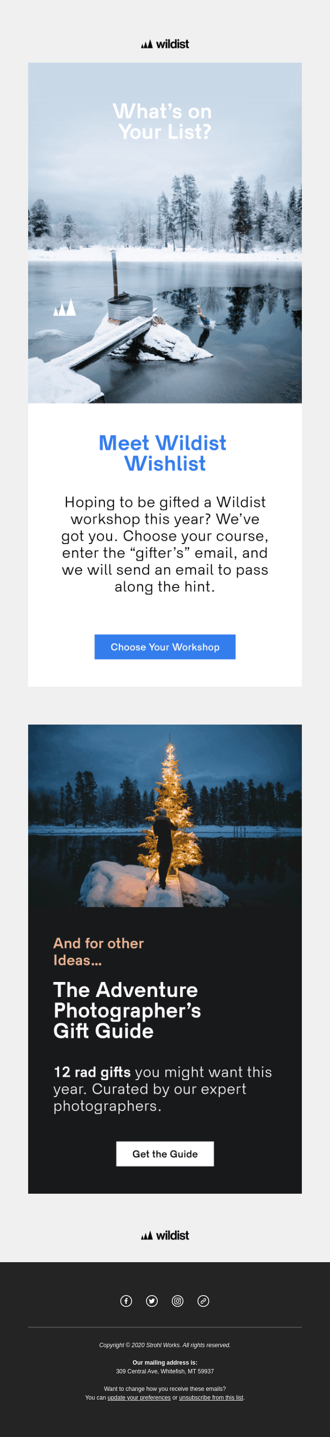 Your wishlist? Consider it sent...