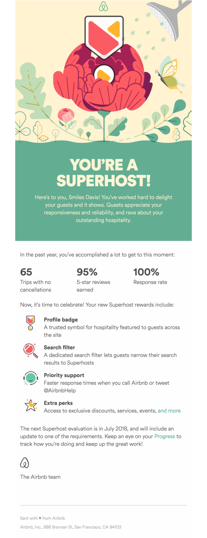 You’re a Superhost!