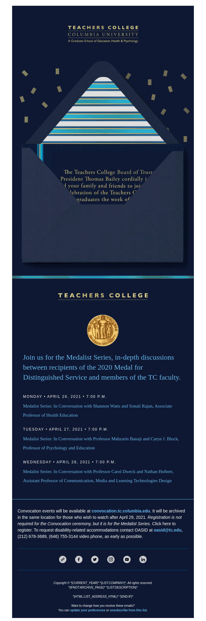 You're invited.