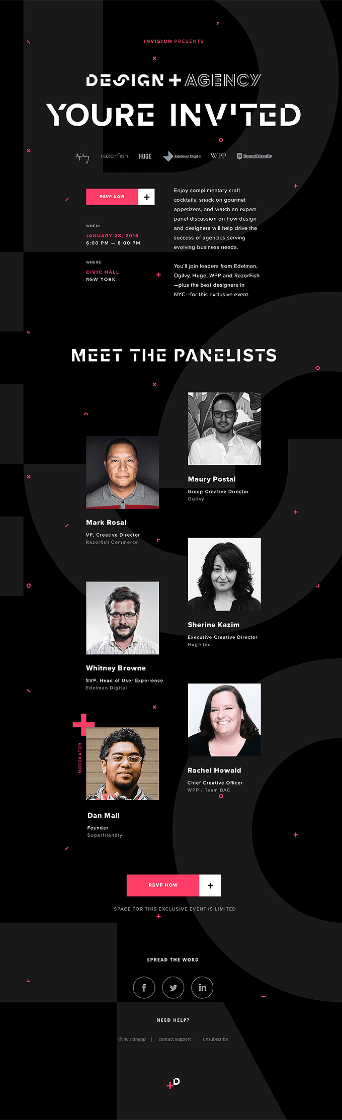 You’re Invited to Design + Agency