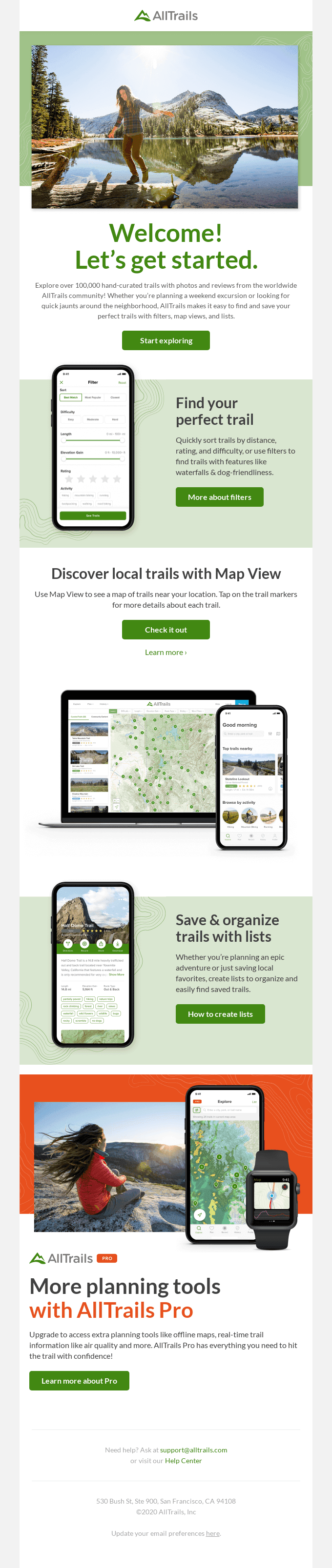 ⛰️ AllTrails 101: Planning your adventure