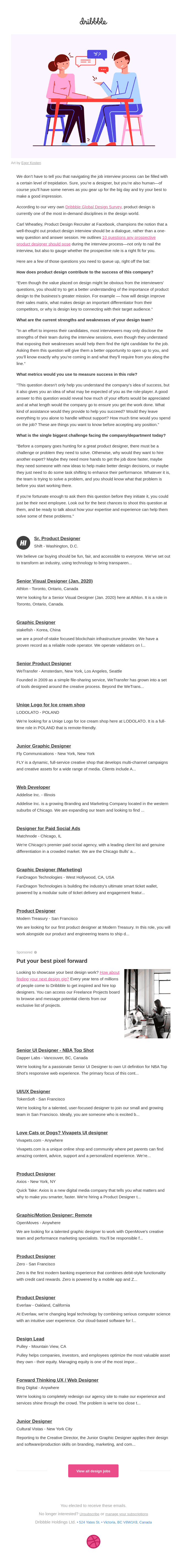 💼 Get hired with these product design questions & New jobs nearby