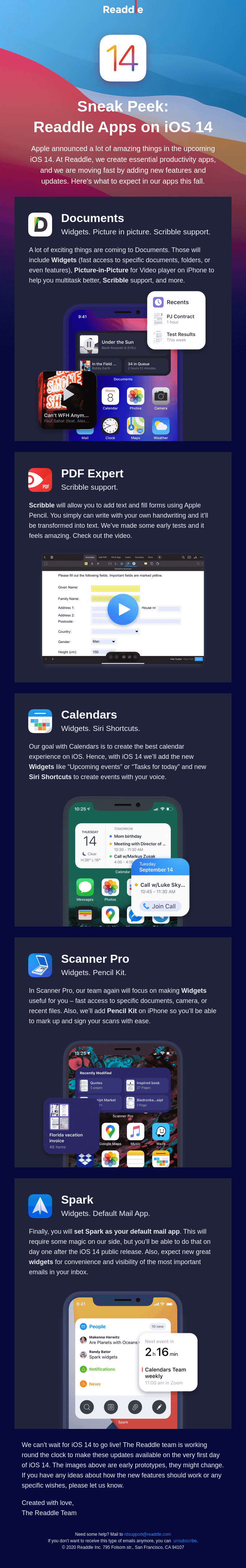 🚀 Readdle apps iOS 14 Sneak Peek