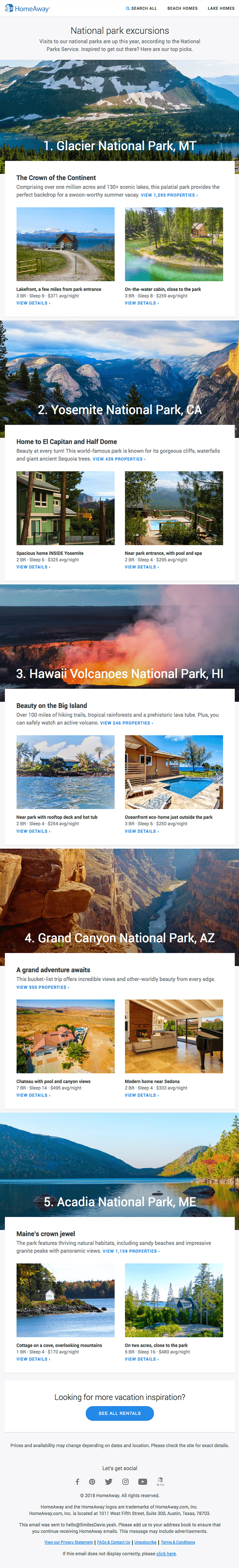 10 amazing homes near national parks