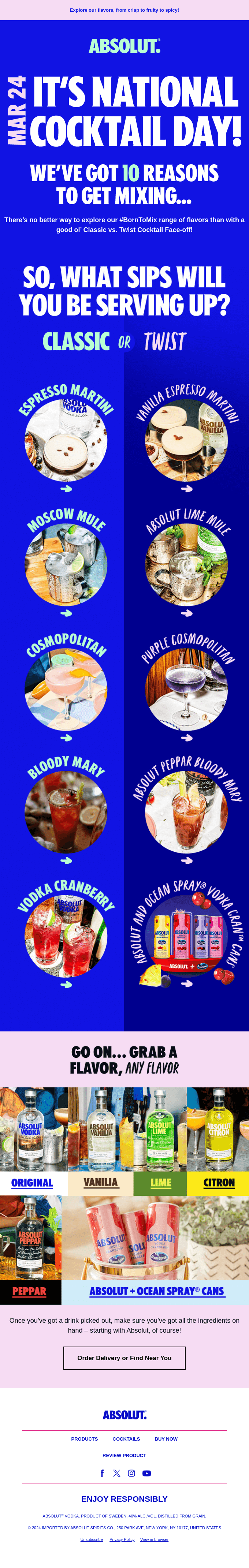10 #BornToMix sips for National Cocktail DayπΈπ