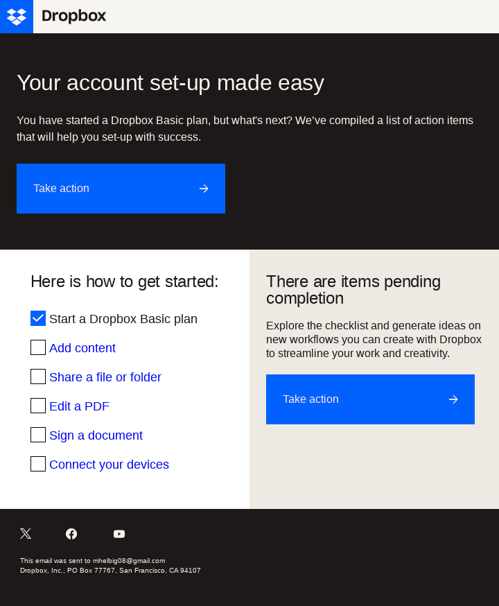 (1/9) You have pending action items in Dropbox