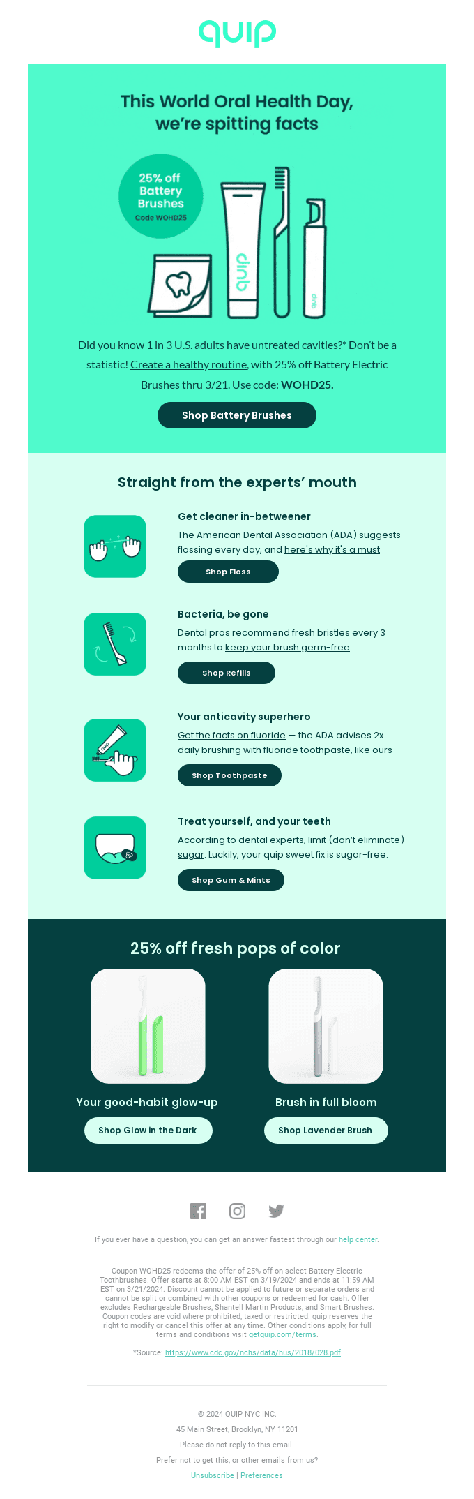 🎉 25% off! Celebrate World Oral Health Day