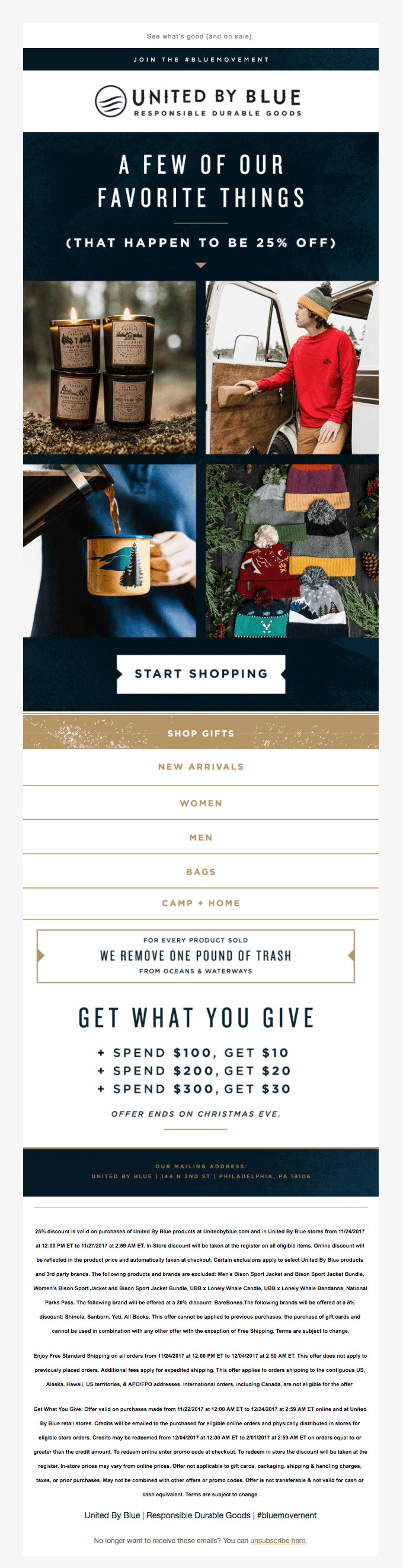 25% Off Our Best Stuff + Free Shipping!
