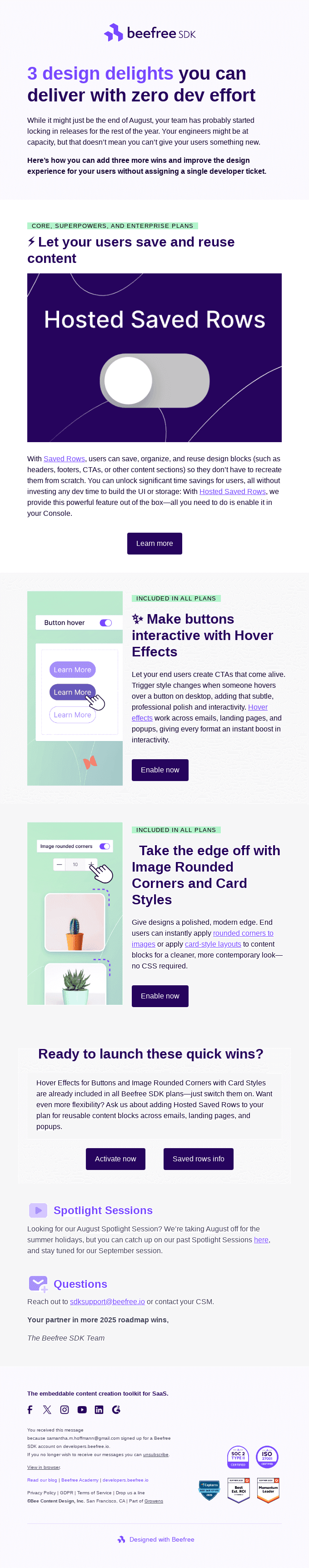3 design delights you can ship to your users today