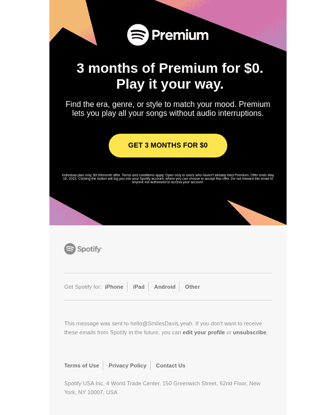3 months of Premium for $0: Find your mood