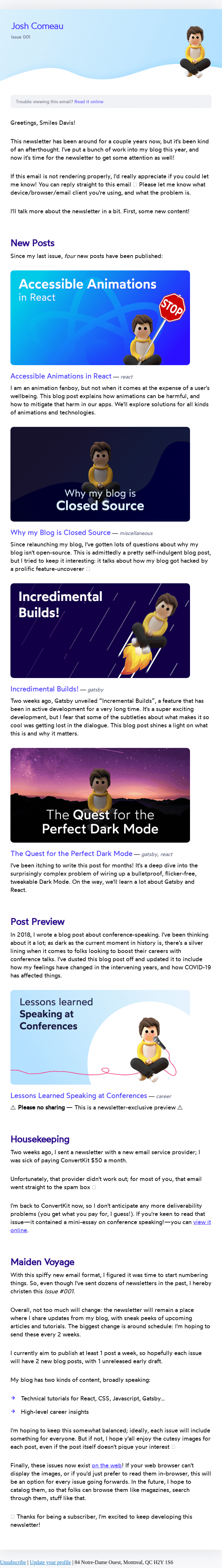 ✍️ 4 new blog posts + a sneak preview!