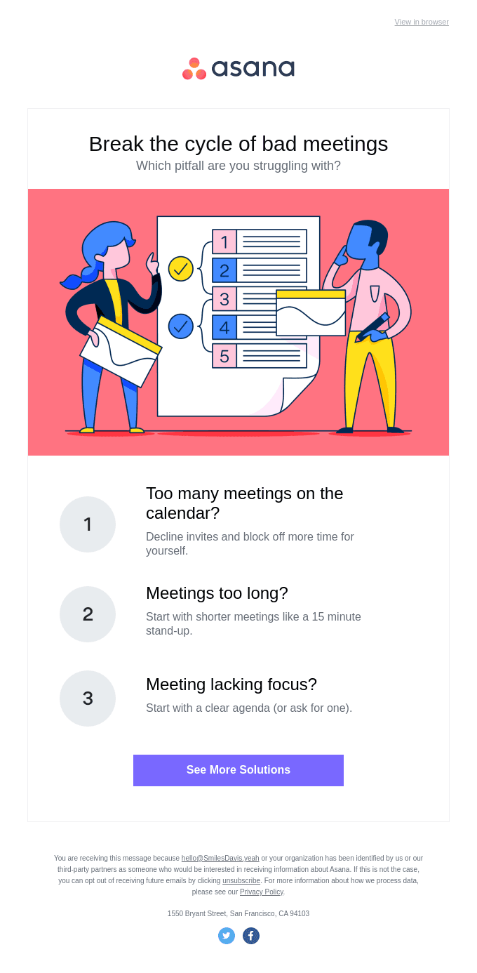 47% of employees don’t think meetings are productive