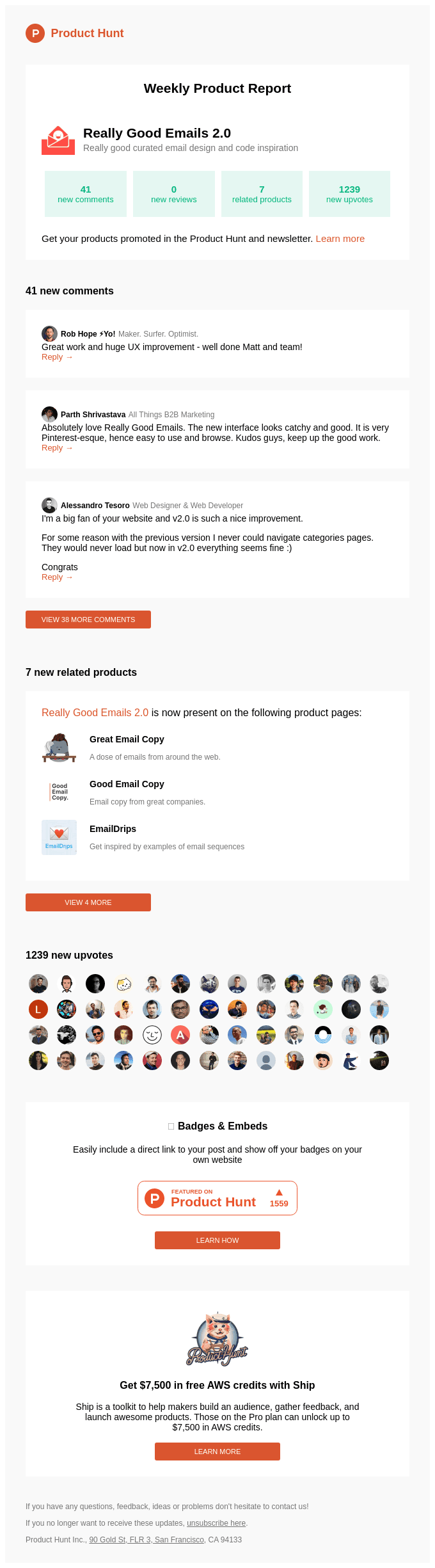 48 new updates for Really Good Emails 2.0