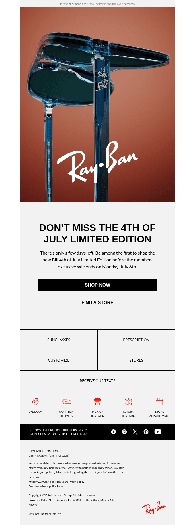 4th of July Member-Exclusive Sale Ends Soon