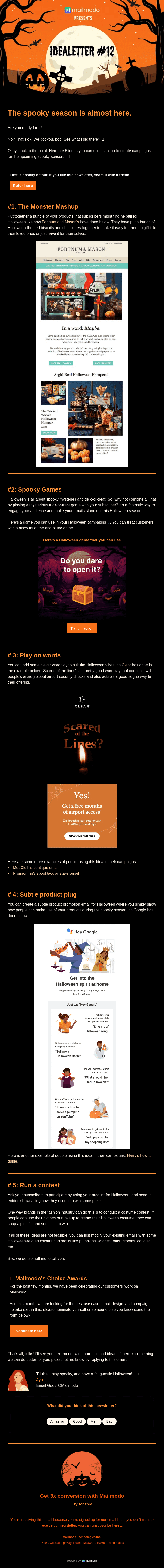 5 spooktacular campaign ideas for Halloween