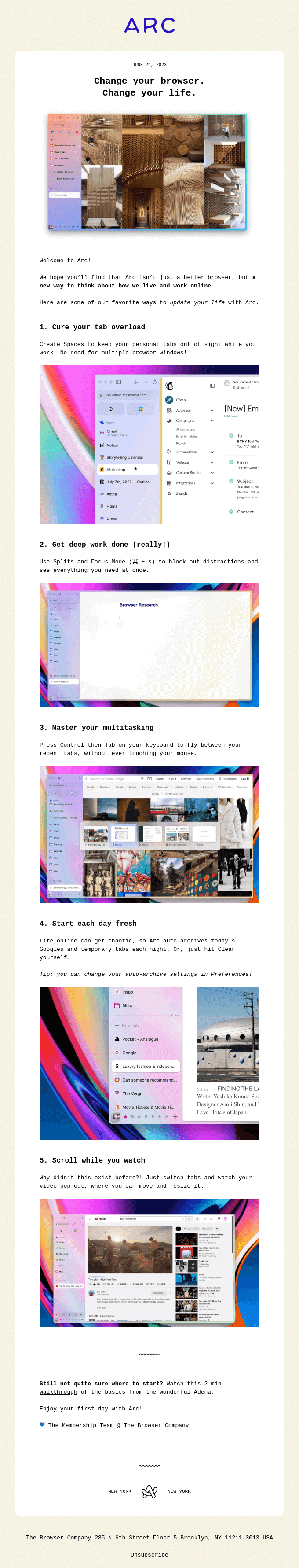 5 ways to update your life with Arc