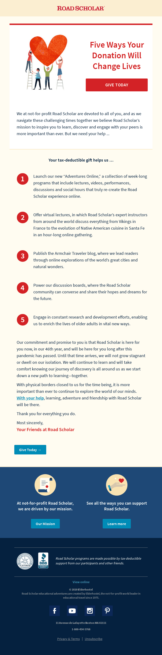 5 ways your donation will change lives