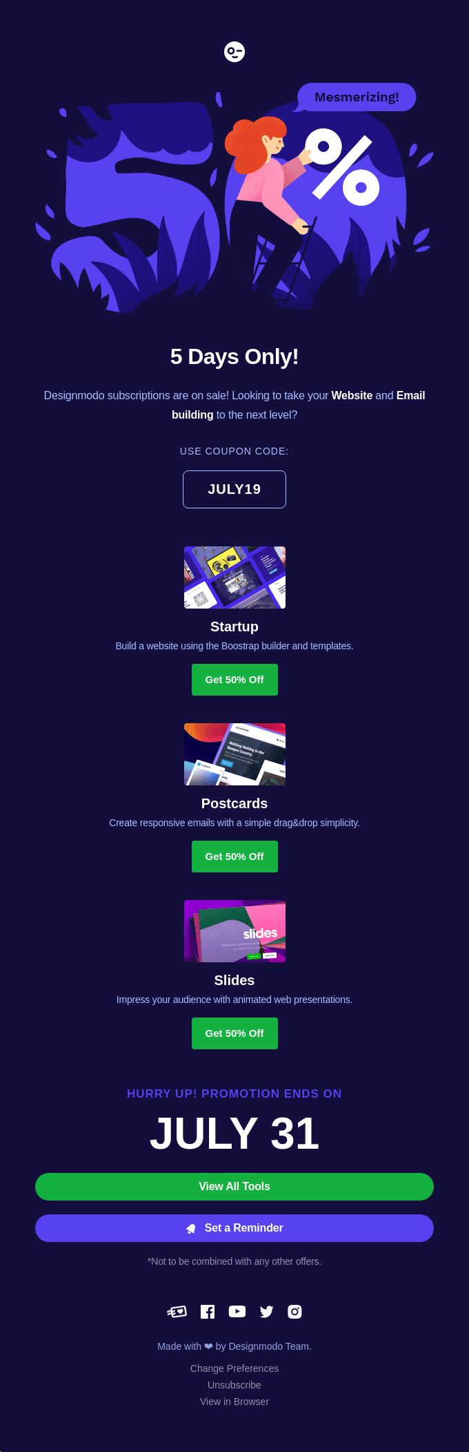 (50% OFF) All Plans Discounted: Website & Email Builders! 🔥