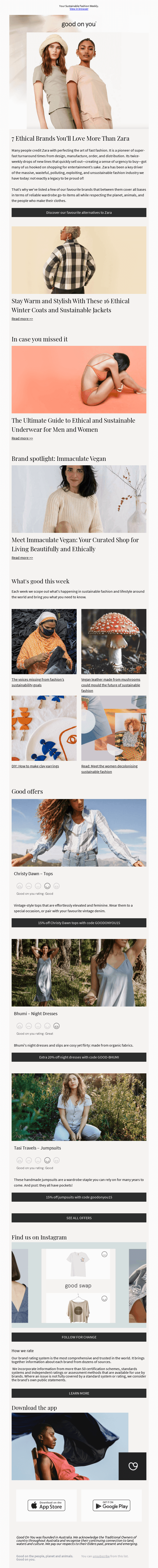 7 Ethical Brands You’ll Love More Than Zara 👏