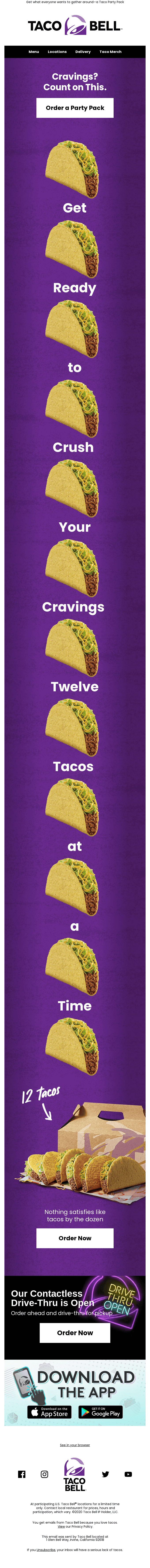 A dozen tacos? Your crew is here for it 🌮🌮🌮
