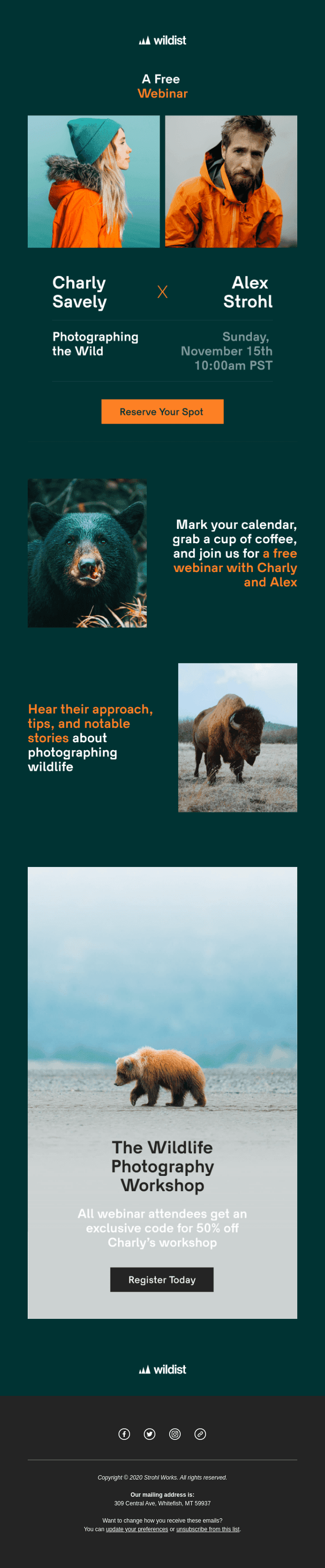 A Free Webinar with Alex Strohl and Charly Savely