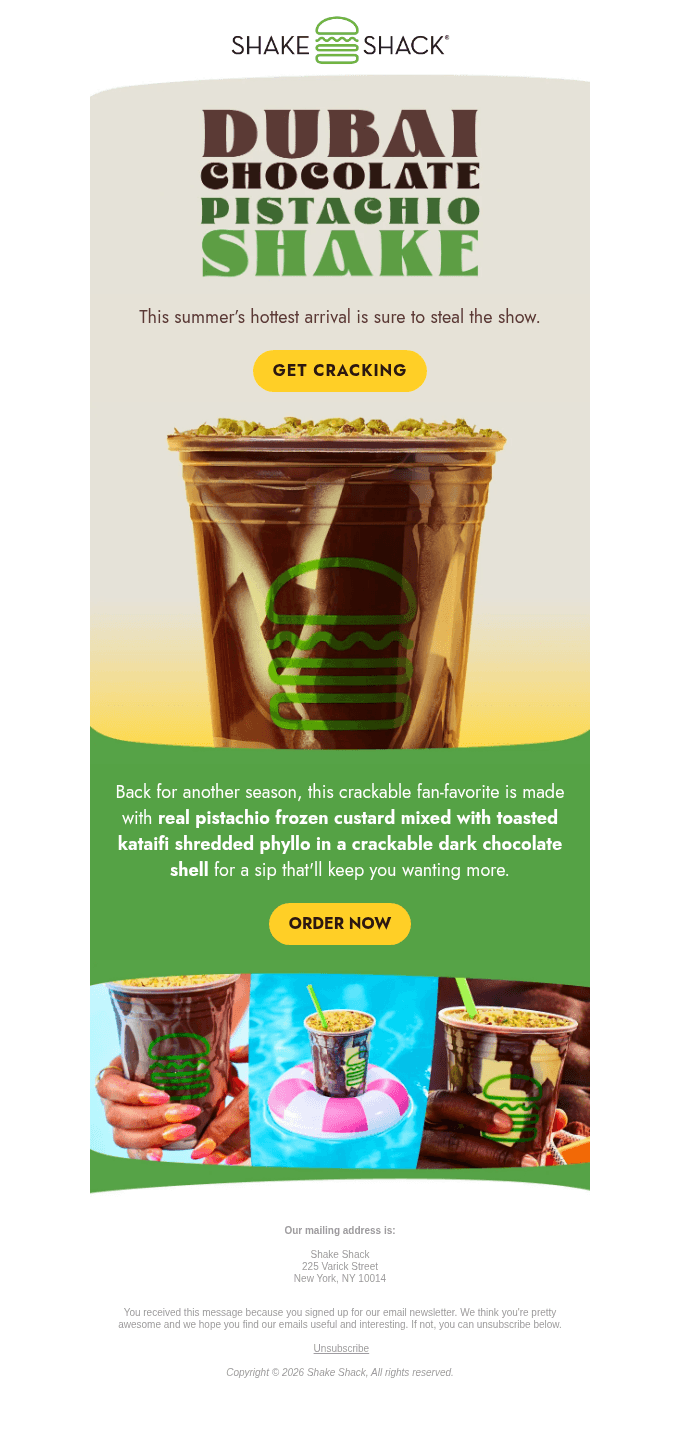 A hot shake has entered the Shack...
