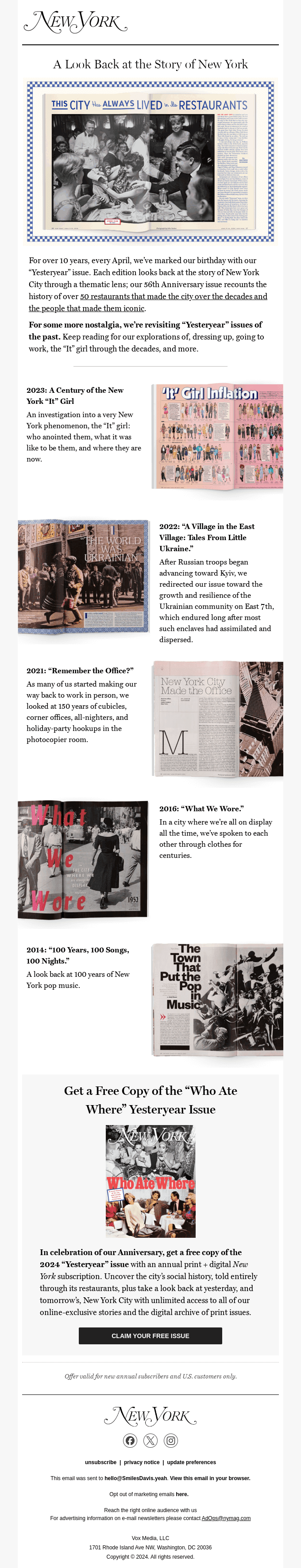 A Look Back at the Story of New York