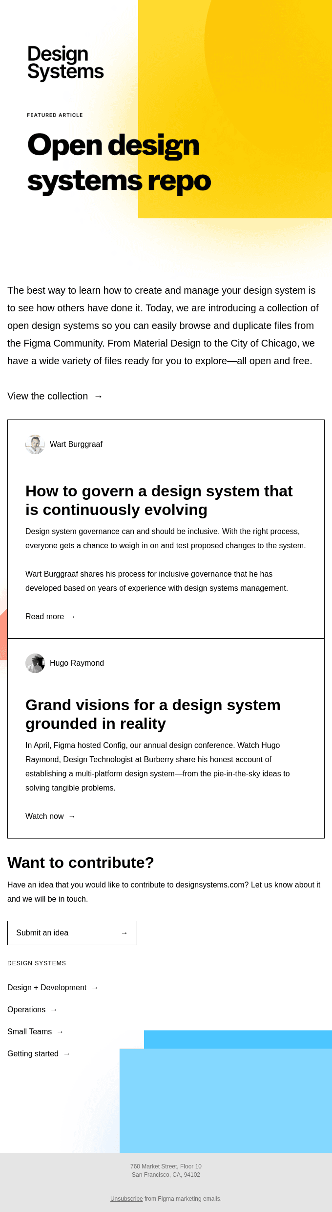 A new collection of open design systems