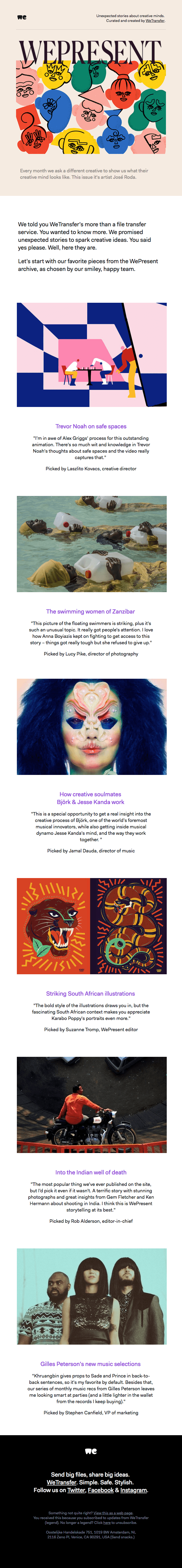 A set of stories to kickstart your ideas