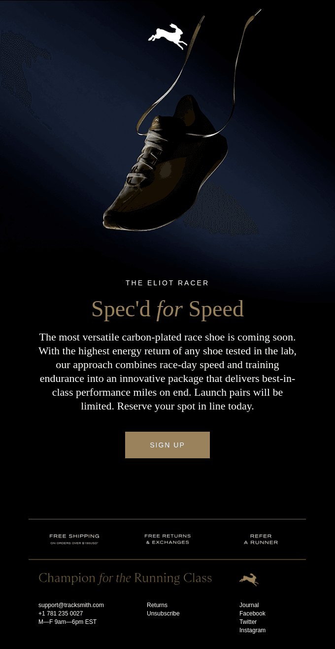A Sneak Peak at the Eliot Racer