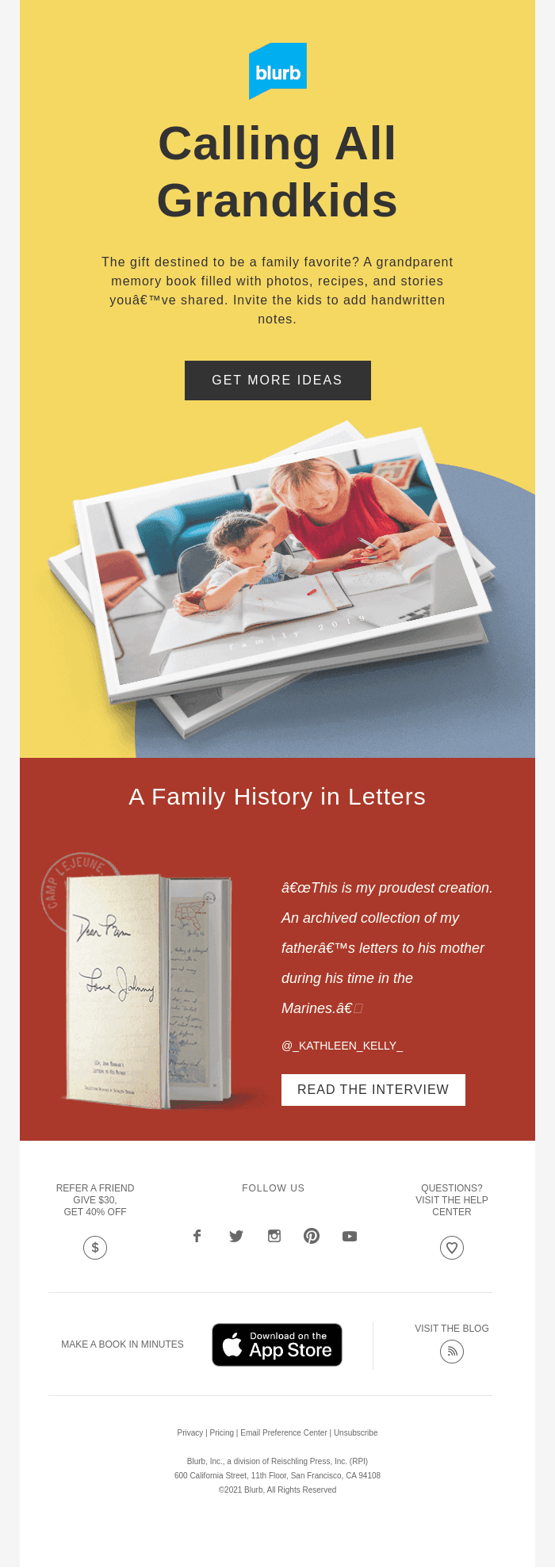 A Special Gift for Grandparents