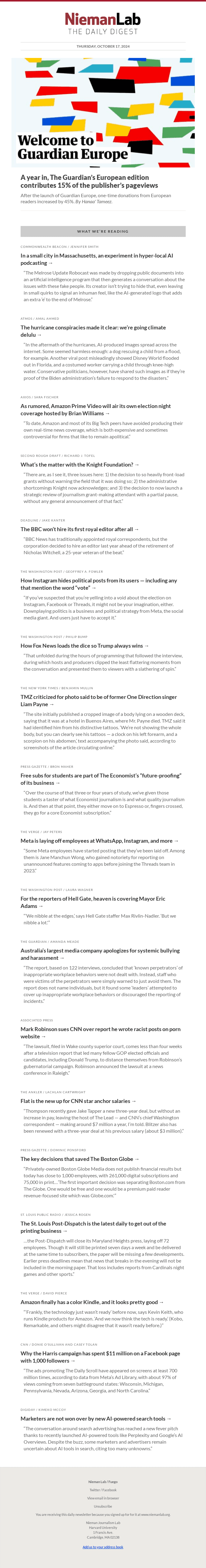 A year in, The Guardian’s European edition contributes 15% of the publisher’s pageviews