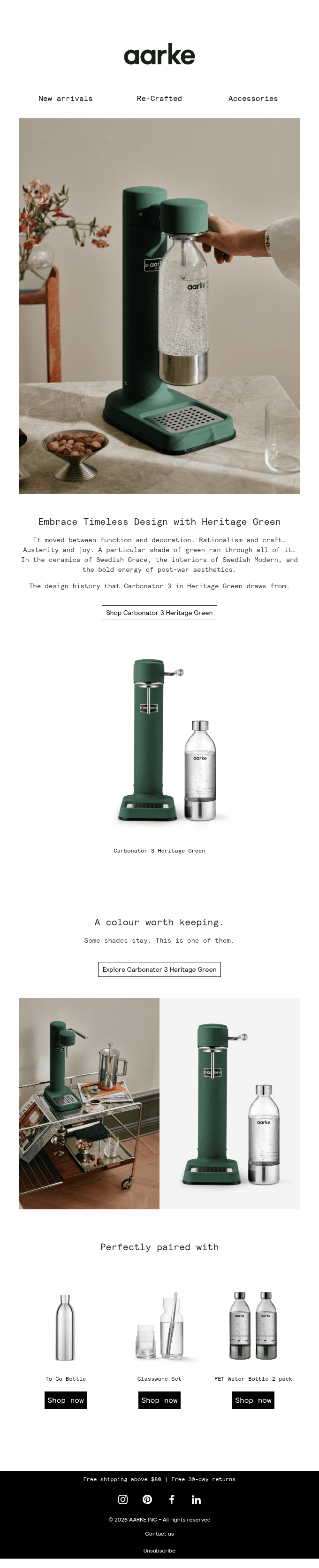 Embrace Timeless Design with Heritage Green