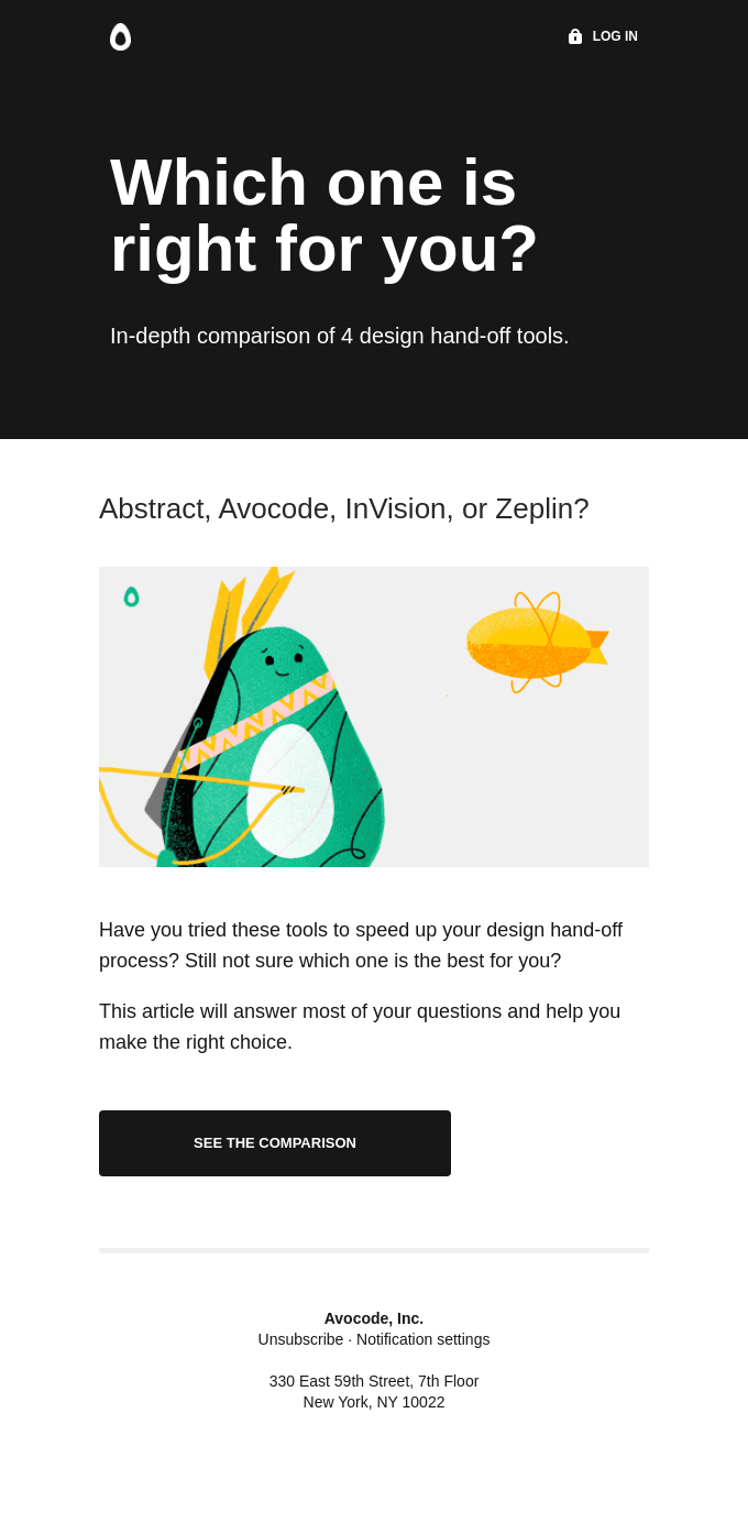 Abstract, Avocode, InVision, or Zeplin?