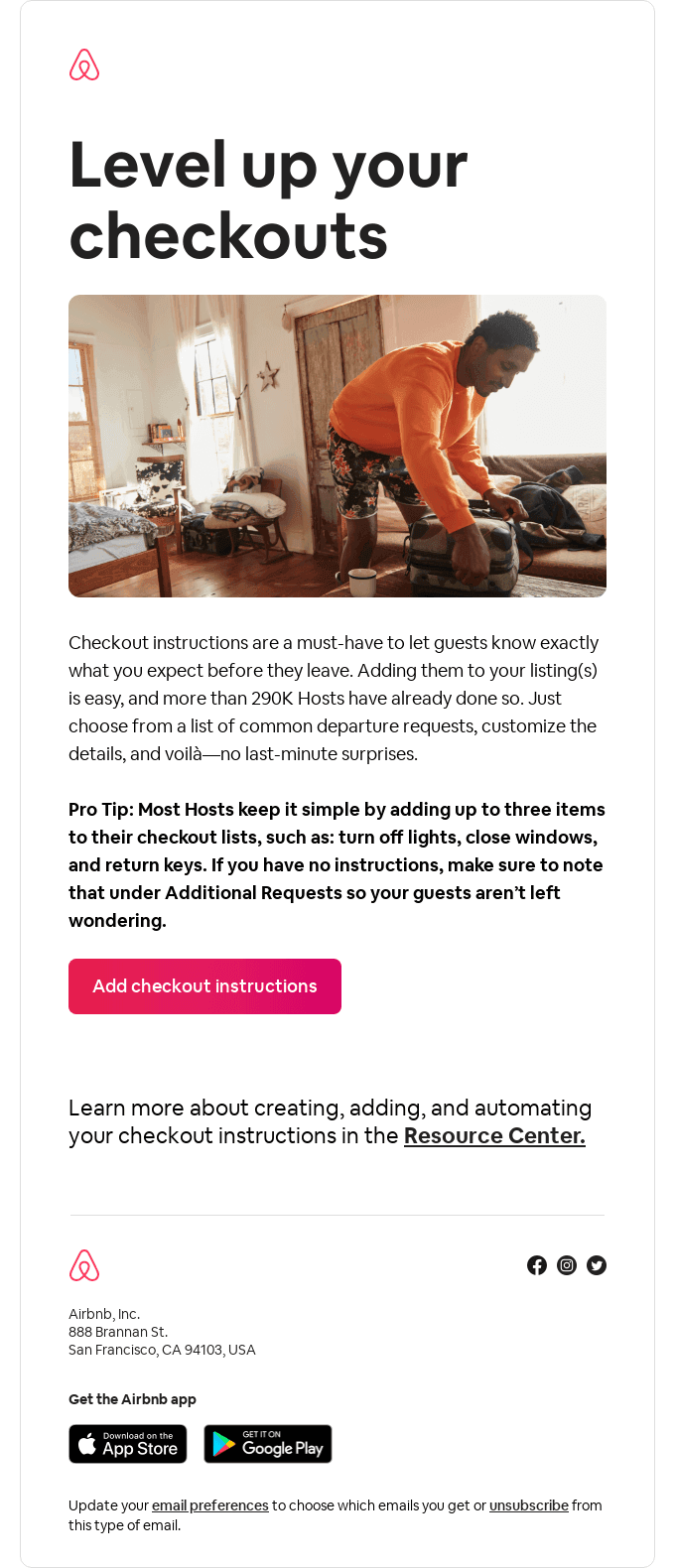 All-new checkout instructions are here