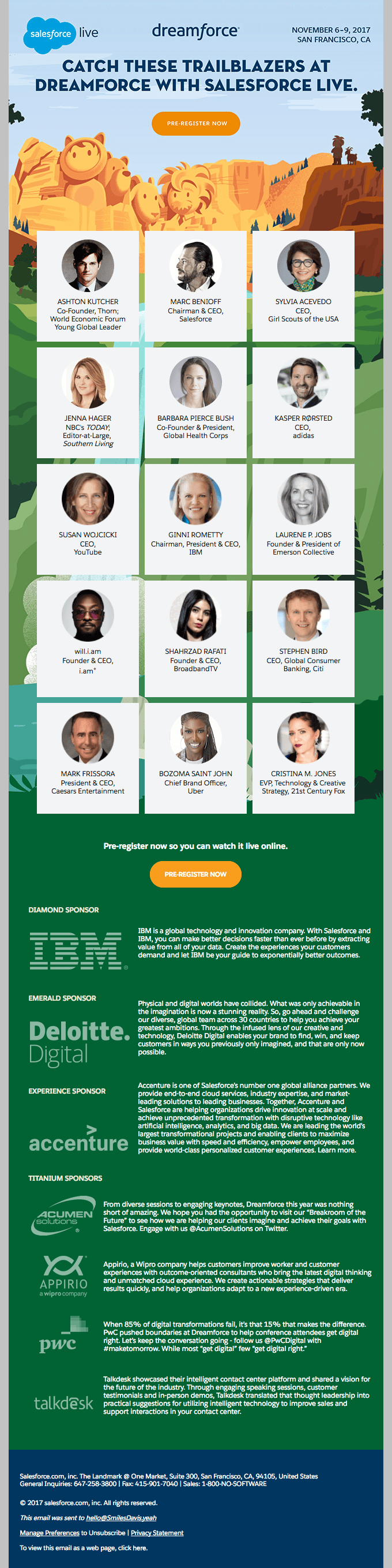 All the Dreamforce excitement is coming right to you.