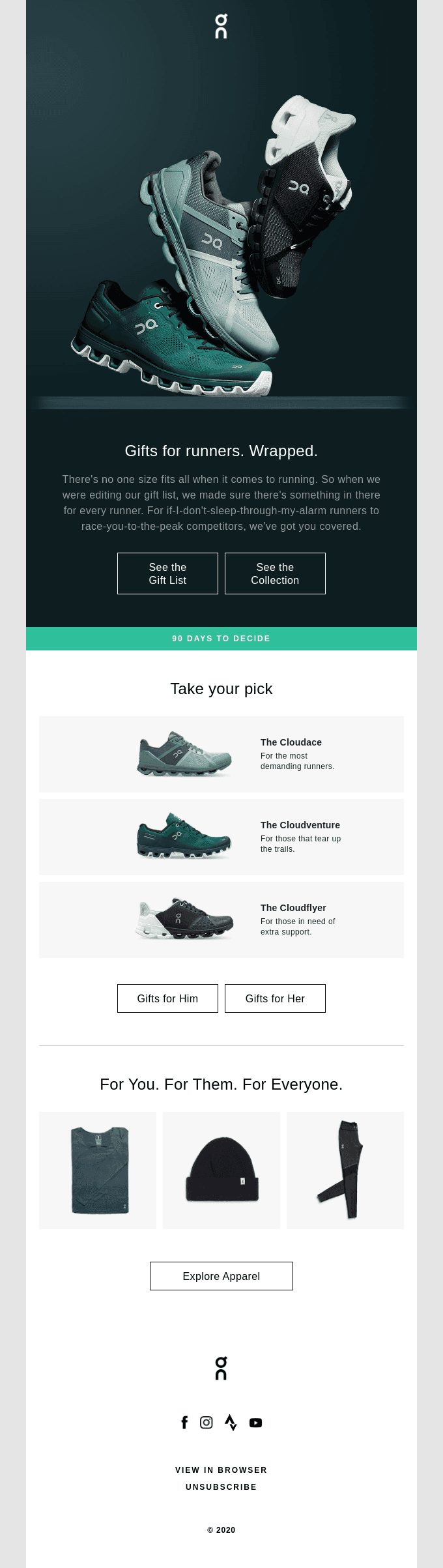 ☁ All The Gift Ideas For All The Runners