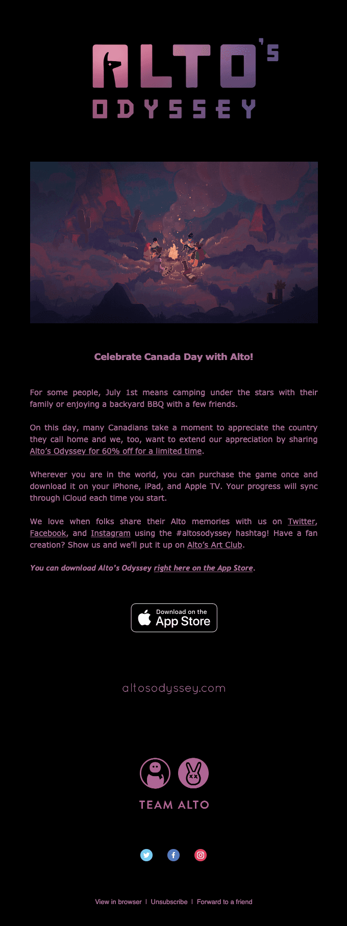 Altoโs Odyssey Canada Day Sale (60% Off)