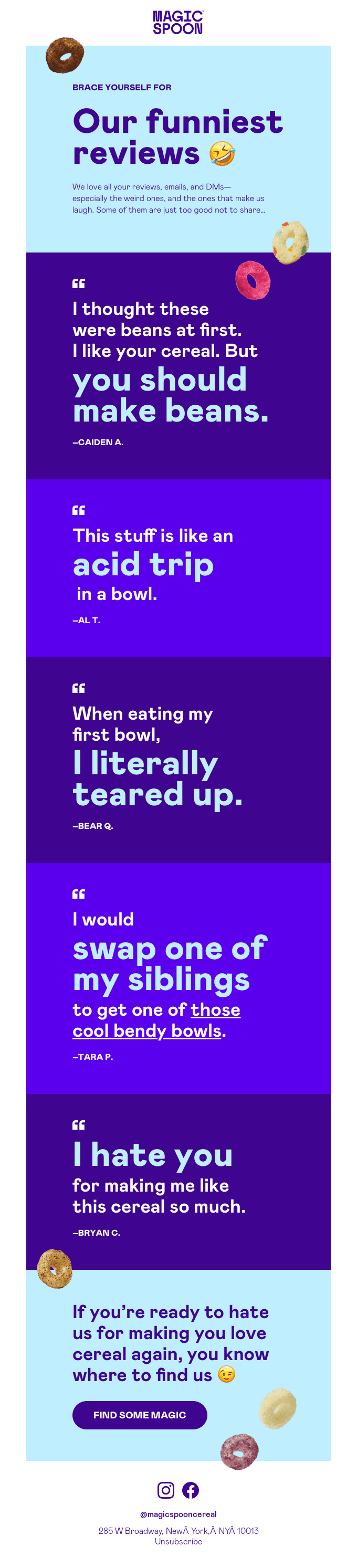 “An acid trip in a bowl” and other weird reviews