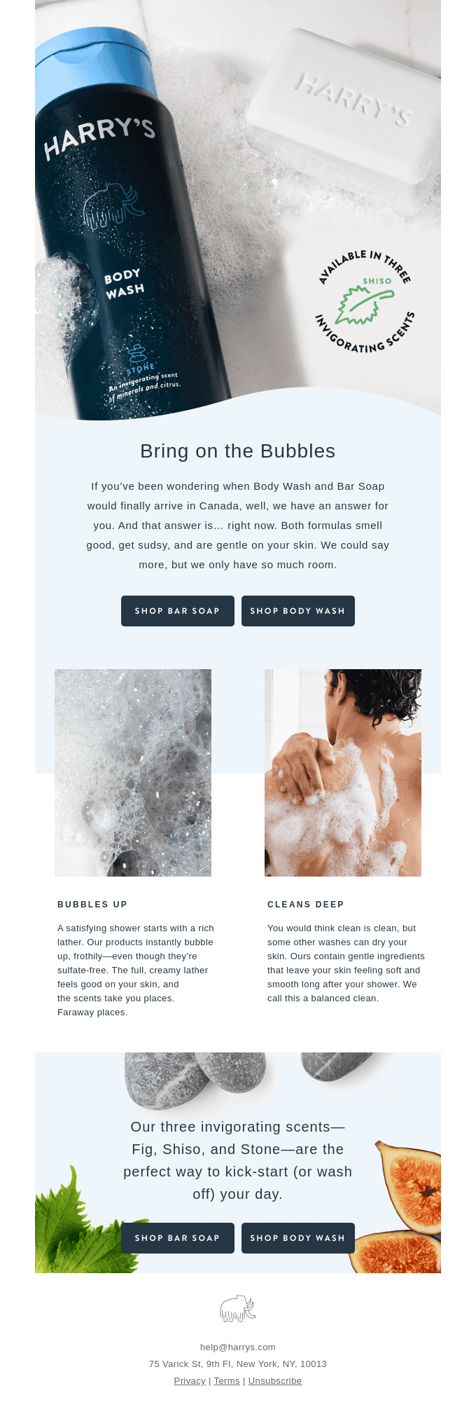 An especially sudsy announcement