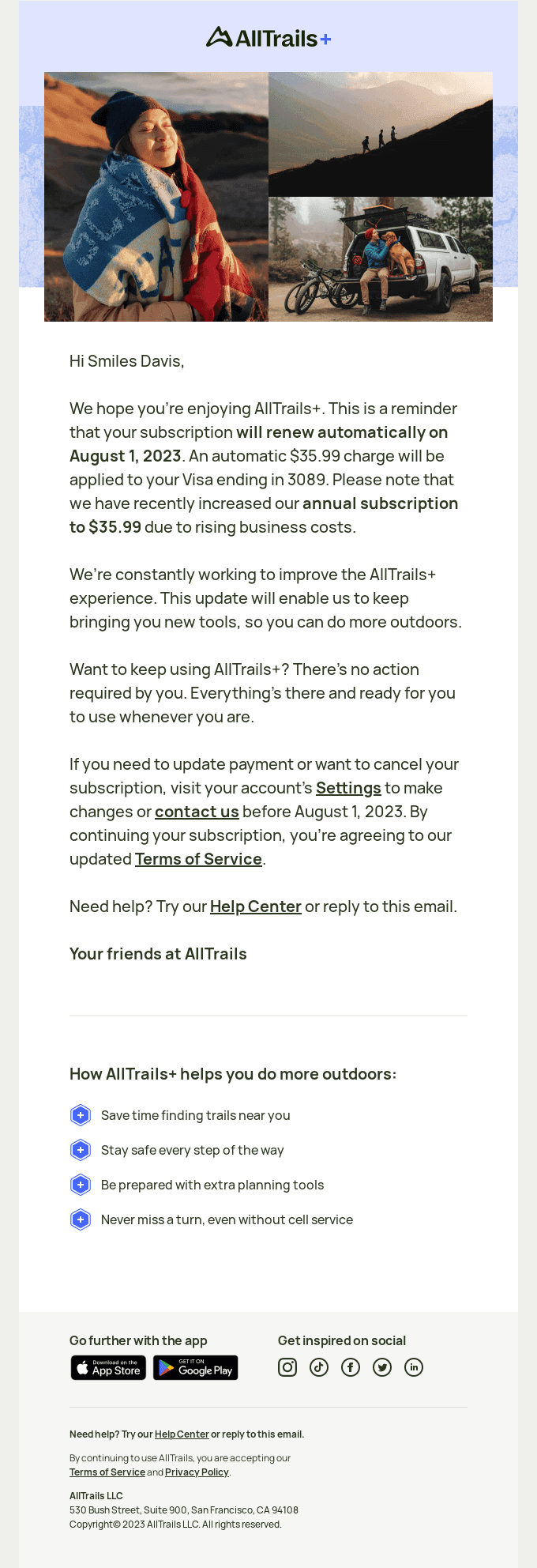 An update on your subscription renewal and pricing