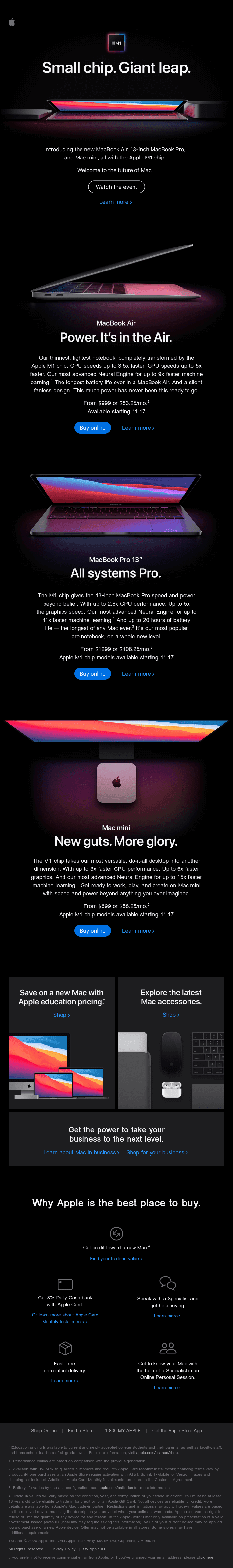 Apple M1 chip for Mac. This changes everything.