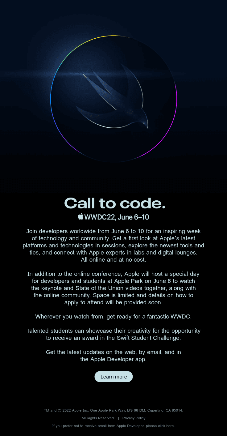 Apple Worldwide Developers Conference 2022