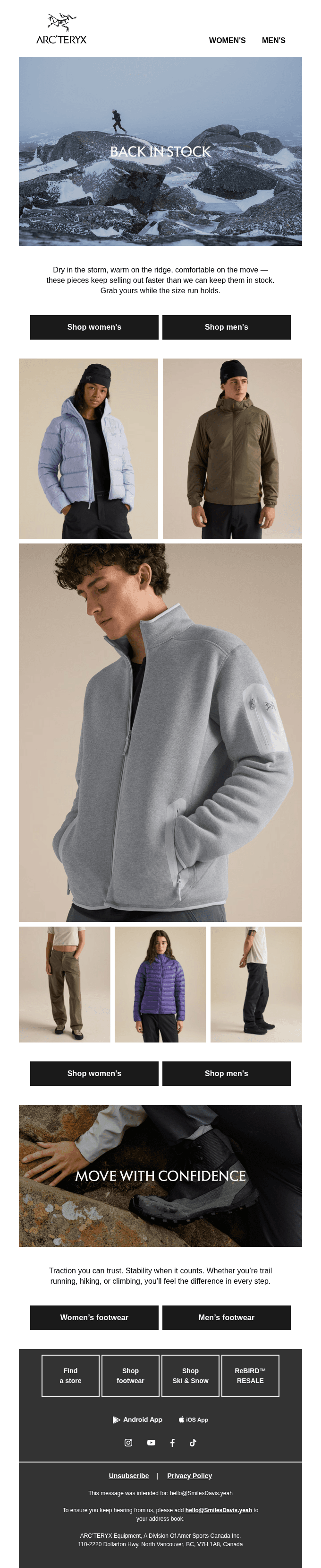 Bestsellers, back in stock