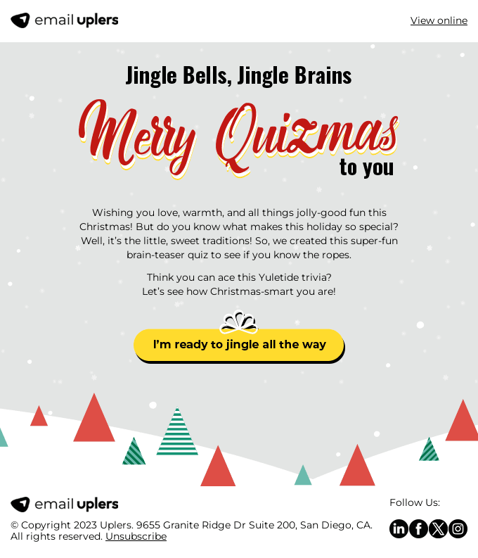 Are you a holiday trivia master or a merry novice? 🎅🎄 Find out in this Christmas trivia game.