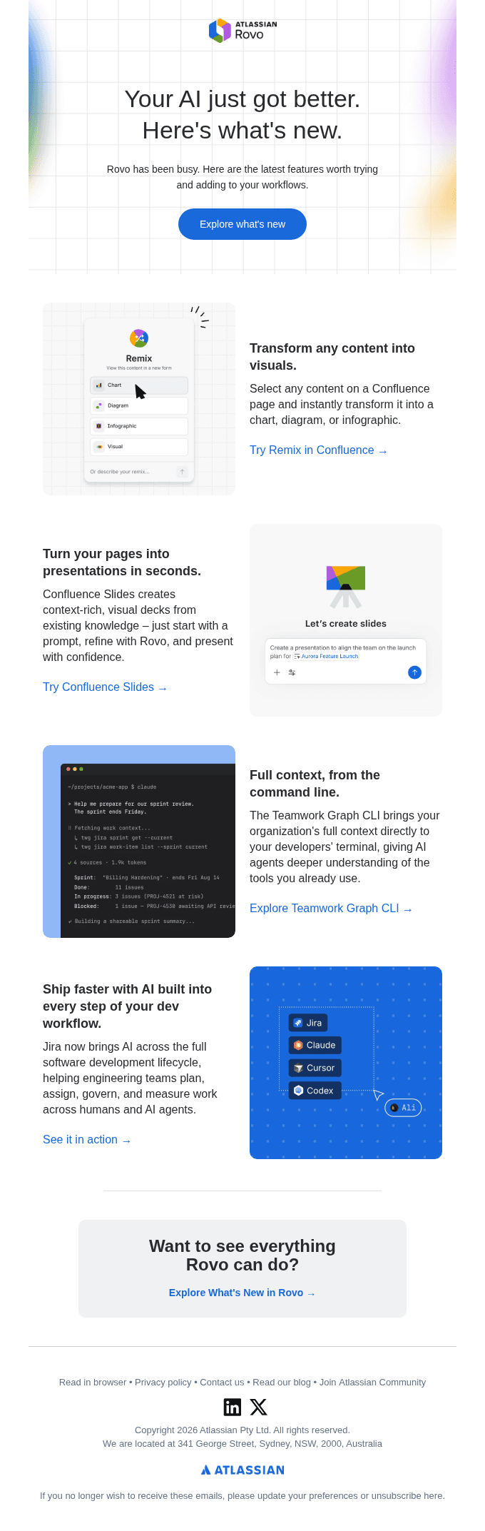 Four new Rovo features worth trying right now