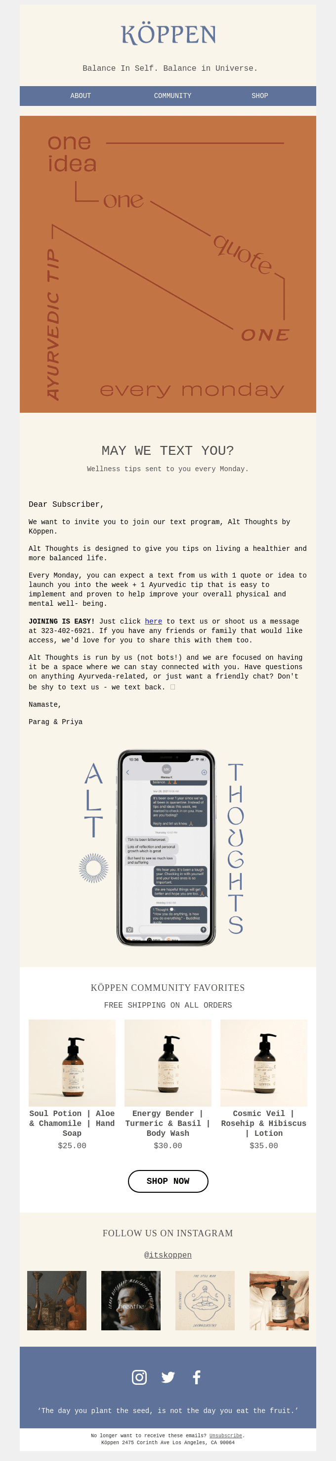 Be one of the first to join Alt Thoughts by Köppen